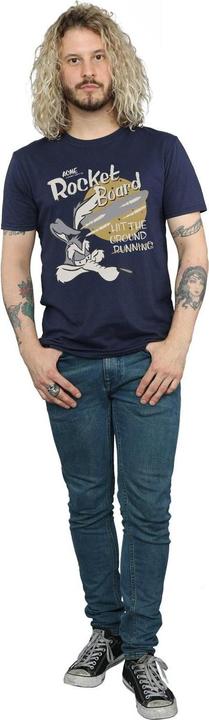 Immagine prodotto Looney Tunes Maglietta da uomo Rocket Board Wile E Coyote in cotone (M)