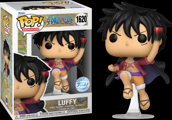 Actual product image Funko POP! One Piece Luffy (Uppercut) Métallique Exclusive