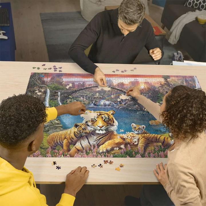Image du produit Ravensburger Tigre dans un lagon paradisiaque (3000 pièces)