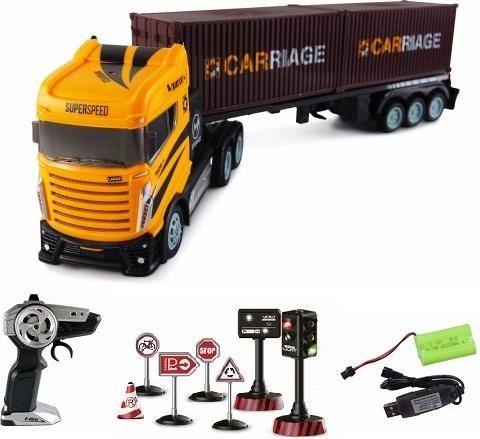 Actual product image Amewi Semitrailer with container trailer 1:16, RTR (RTR Ready-to-Run)