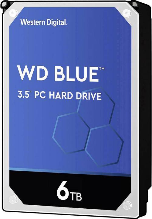 Produktbild WD Interne Festplatte 8.9 cm (3.5 Zoll) Blue™ 6 TB SATA III Bulk (6 TB, 3.5")