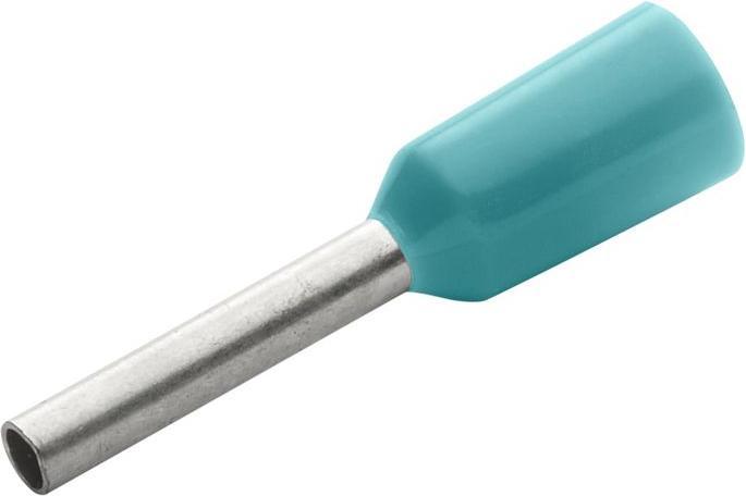 Actual product image RND Electronics Wire end ferrule 0.34mm² turquoise 12mm pack of 100 pieces
