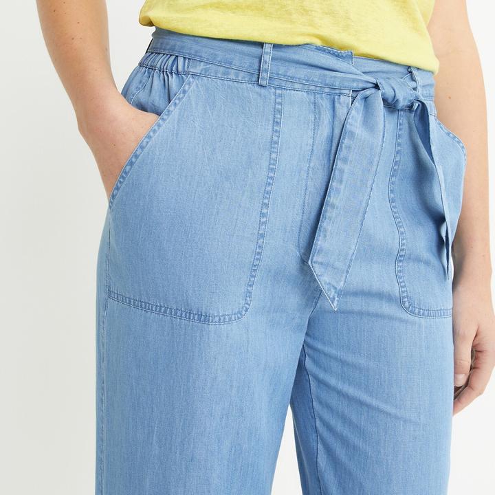 Image du produit Anne Weyburn Pantalon large en denim léger (XS)