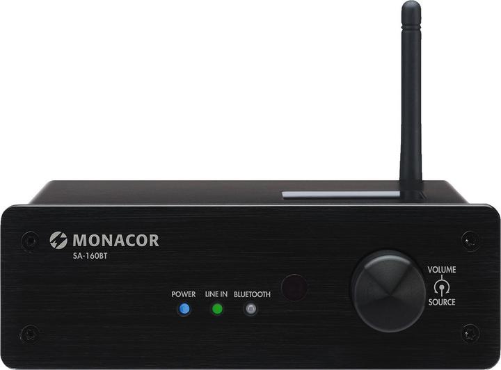 Actual product image Monacor SA-160BT - 2.0 channels - 60 W - 99 dB - 30 W - 20 - 20000 Hz - terminal block connection (Amplifier)