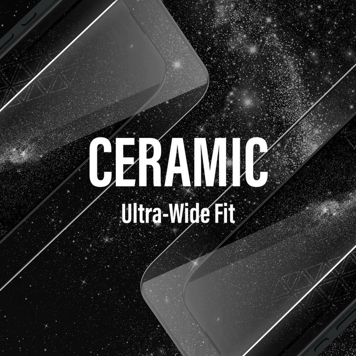 Actual product image PanzerGlass Ceramic Protection Ultra-Wide Fit (1 Piece, Apple iPhone 15, Apple iPhone 16)