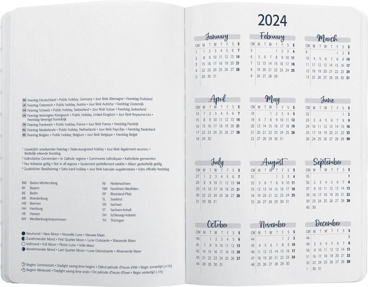 Produktbild Jolie Taschenagenda Motiv (9.5 x 15 cm, Deutsch, Französisch, Italienisch, Englisch)