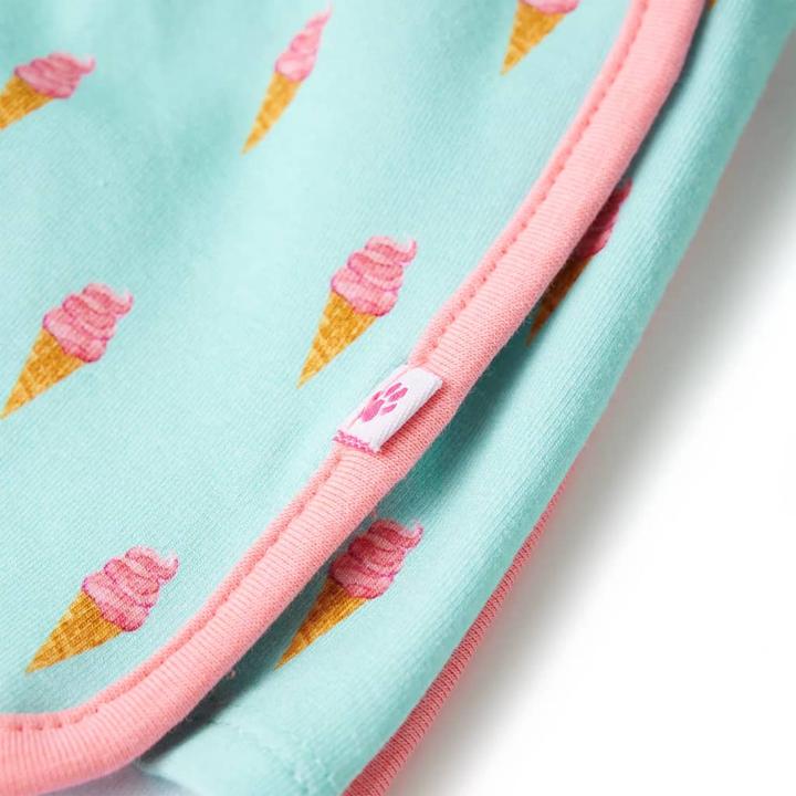 Immagine prodotto VidaXL Pantaloncini da bambino con coulisse Verde menta chiaro 104.Materiale (104)