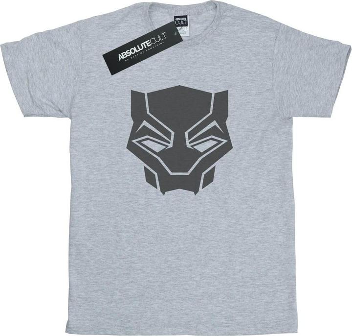 Produktbild Jungen Black Panther Schwarz auf Schwarz TShirt (140, 146)