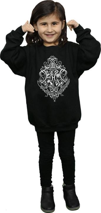 Actual product image Girls Hogwarts Draco Dormiens Crest Sweatshirt (140, 146)