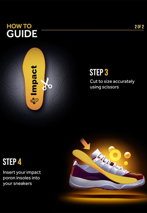 Actual product image CREP Protect Insoles Impact