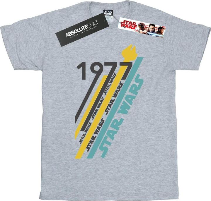 Immagine prodotto Star Wars Retro 77 Stripes Maglietta Uomo (L)