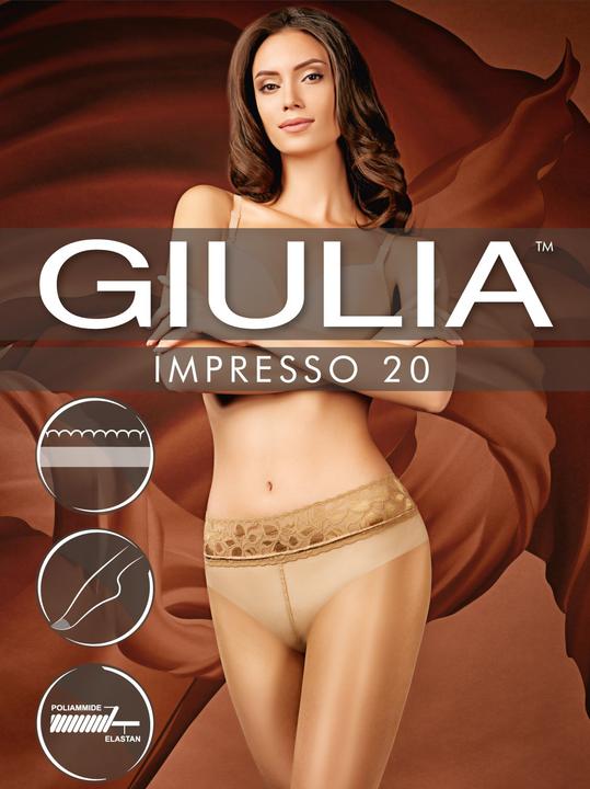 Image du produit Giulia Impresso 20 Collant, couleur noir, taille 44-46 (20 DEN, 44 - 46)