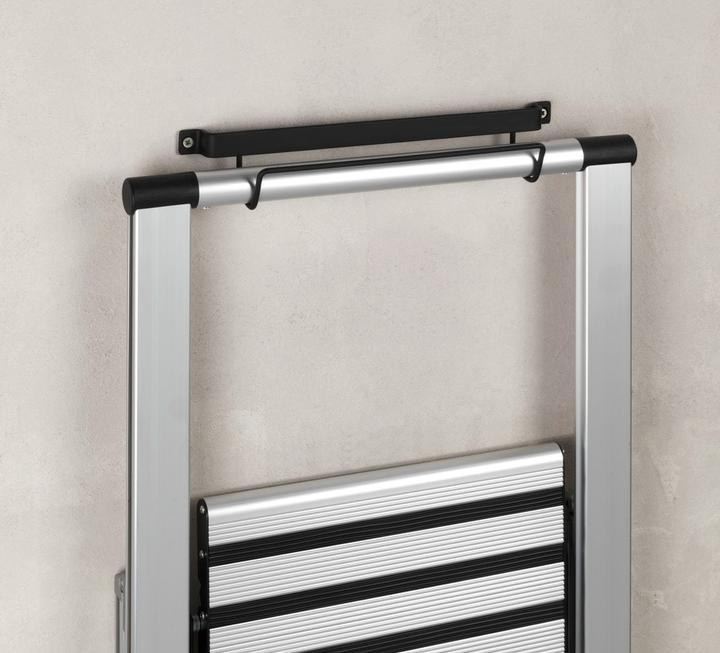 Actual product image Wenko Folding step silver 3 steps, H: 119.0 cm (Folding step, 44 cm)