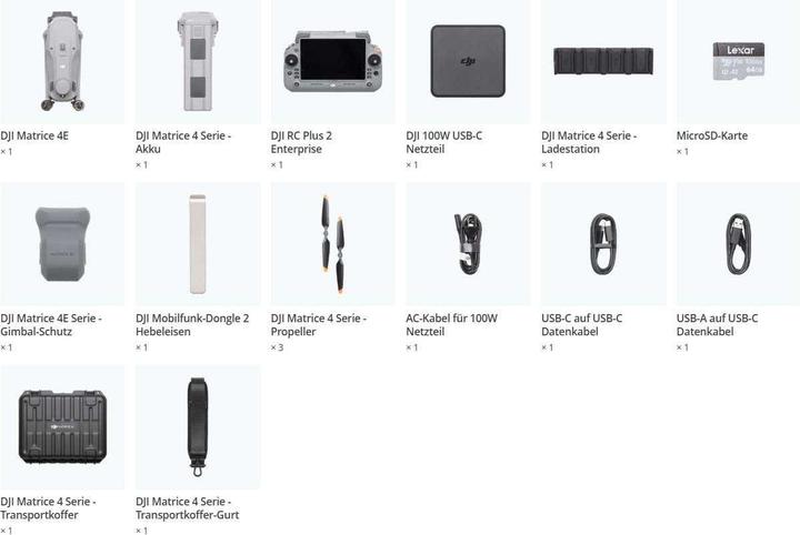 Actual product image DJI Matrice 4E (EU) (1219 g, 20 Mpx)