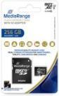 Image du produit MediaRange Carte SD MicroSD UHS-1 Cl.10 avec adaptateur (256 Go, microSDXC, U1, UHS-I)