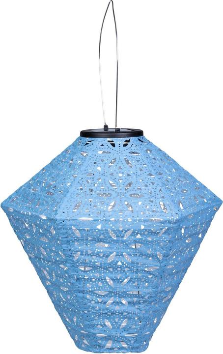 Produktbild Cocon Lampion LED Solar Diamant, Blau (0.44 m)