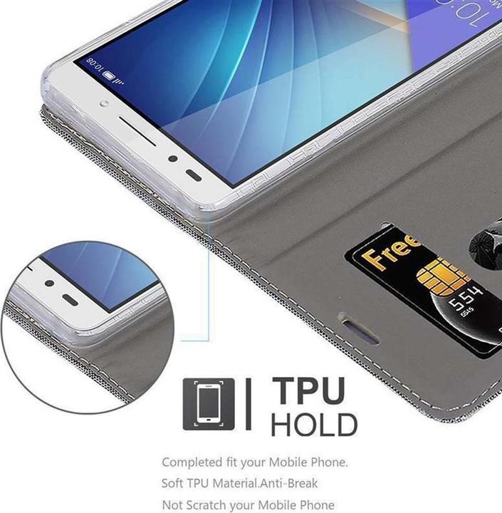 Actual product image Cadorabo Book Jeans Optics Cover (Honor 7)