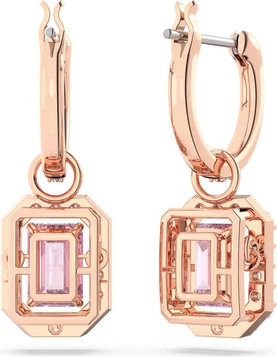 Produktbild Swarovski Millenia Drop Ohrhänger Oktagon Schliff Rosa Roségold (Swarovski Metall)
