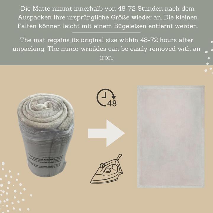 Produktbild Hakuna Matte Samtmatte, Wolke, Zen Garden (200 x 150 cm)