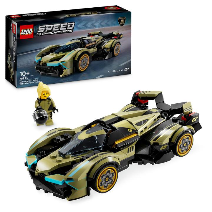 Productafbeelding LEGO 76923 Lamborghini Lambo V12 Vision GT supersportwagen (76923, LEGO Snelheidskampioenen)