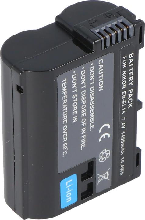 Actual product image AccuCell Battery Nikon EN-EL15, CoolPix D800, D800E, D7000, V1, D7200 (Rechargeable battery)