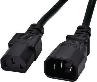 Actual product image RND Electronics IEC appliance cable IEC 60320 C14 - IEC 60320 C13 10m Black (10 m)