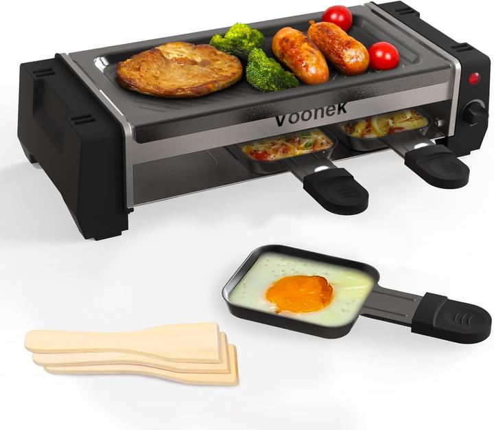 Actual product image Voohek Raclette Grill Mini