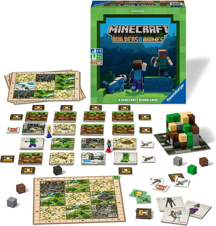 Immagine prodotto Ravensburger gioco da tavolo Minecraft Builders & Biomes (LT, LV, EE), 27088 (Lettone, Lituano, Estone)