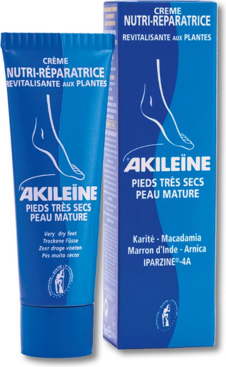 Actual product image Akileïne AKILEINE Blue NutriRepair Foot Cream Tb 75 ml (Foot cream & foot gel, 75 ml)