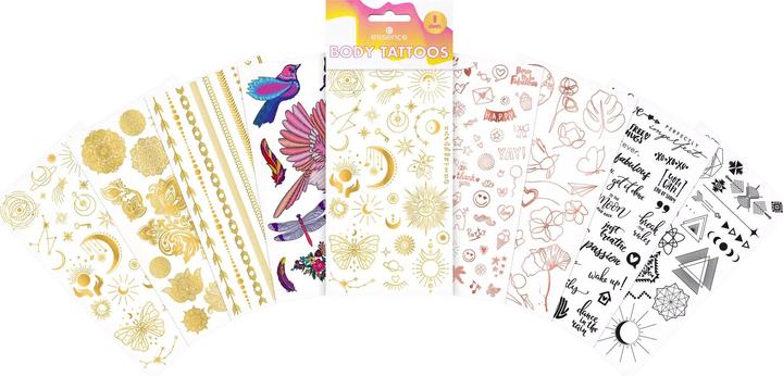 Image du produit essence Tatouages pour le corps 8 feuilles