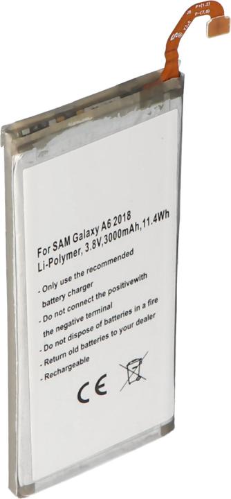 Image du produit AccuCell Batterie Samsung Galaxy A6 2018