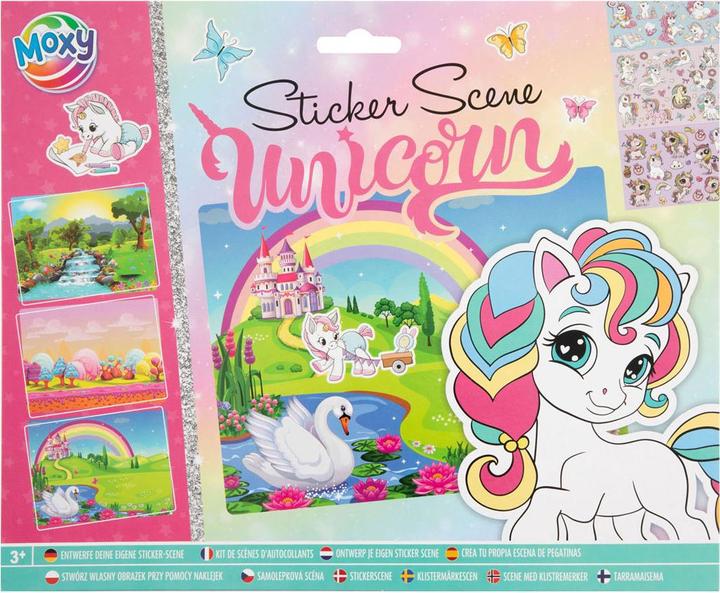 Image du produit Grafix Créez votre propre scène d'autocollants - Licorne