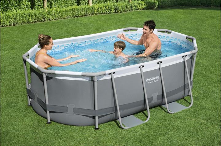 Actual product image Bestway Power Steel Pool oval 305x200x84cm (305 x 200 x 84 cm)