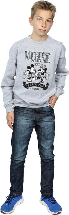Actual product image Disney Boys Mickey And Minnie Mouse Great Pair Sweatshirt (140, 146)