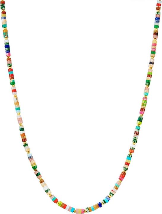 Produktbild Yokoamii Damen Metall Naturstein gelbgold 50,0 cm Basiskette + 5,0 cm Verlängerung - 30134 (Metall-Legierung, 50 - 55 cm)