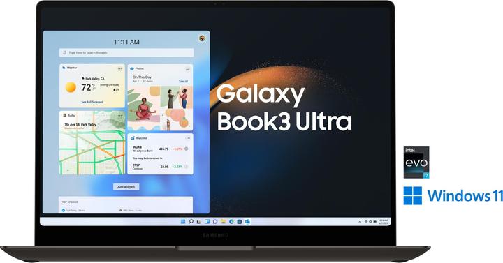 Actual product image Samsung Galaxy Book3 Ultra (16", Intel Core i7-13700H, 16 GB, 512 GB, DE)