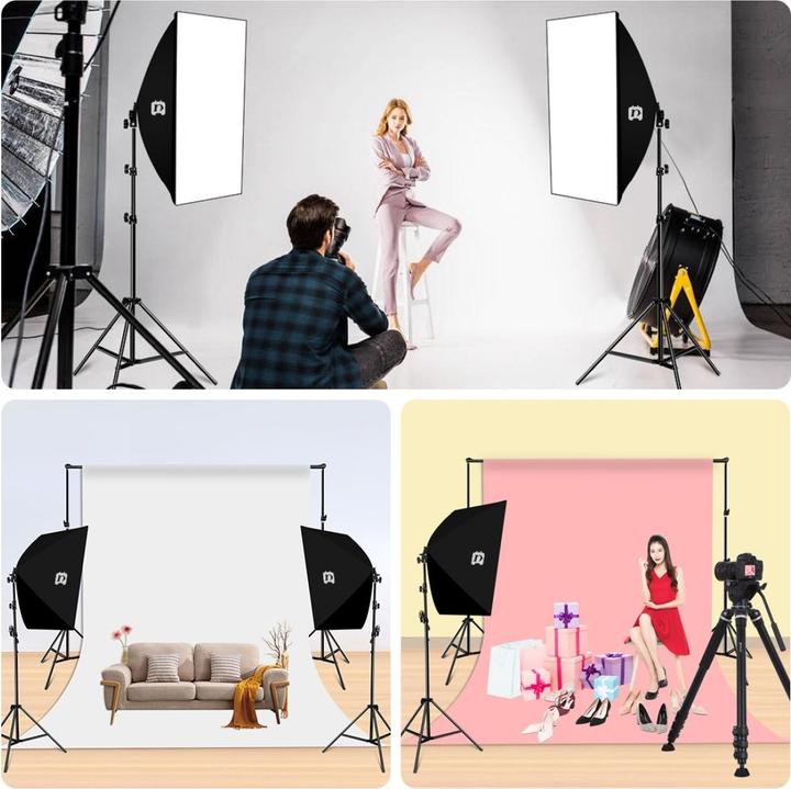 Actual product image Puluz Softbox continuous light with tripod (Soft boxes)