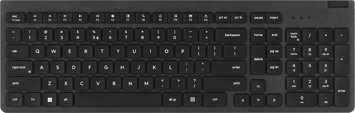 Lenovo Essential Tastiera e mouse wireless combo Gen2 nero US Euro 103P (US, Senza fili)