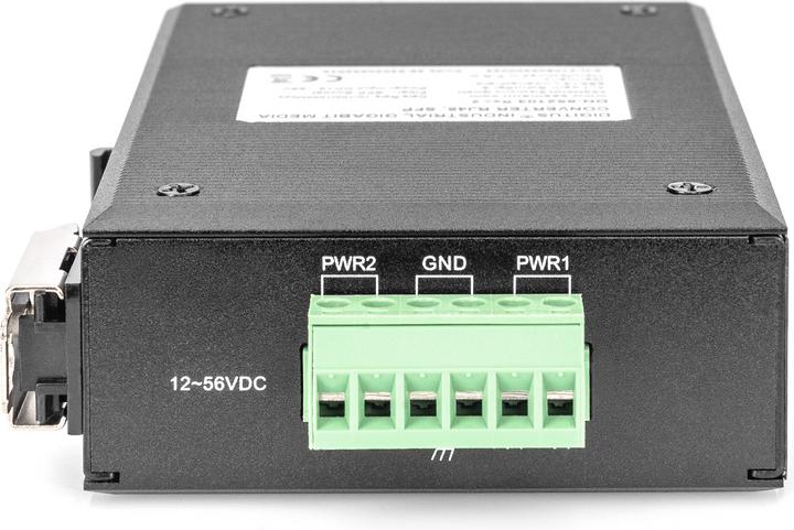 Immagine prodotto Digitus 10/100/1000 Base-TX to 1000 Base-FX Industrial Media Converter (2 Porti)