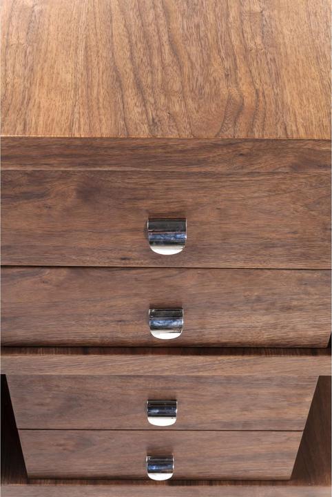Actual product image Kare Design Desk Soft Snake Walnut 150x70cm (150 x 70 x 76 cm)