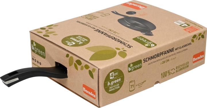 Immagine prodotto Berndes Padella Alu Recycled Induction 28 cm (28 cm, Pirofila + casseruola, Alluminio)