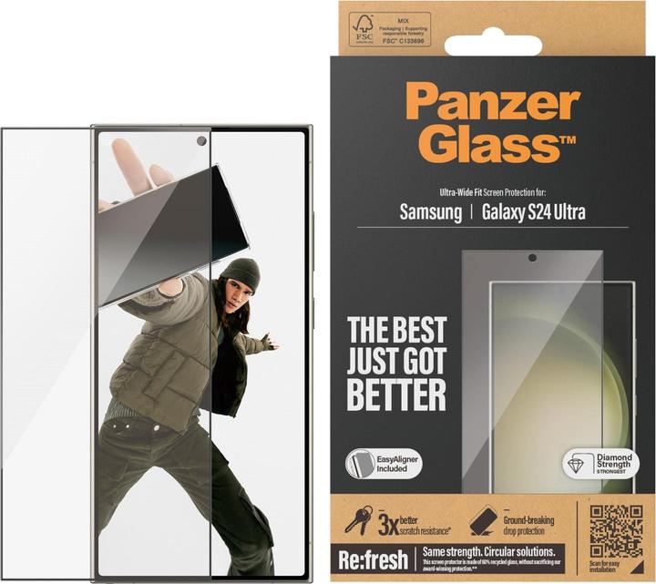 Produktbild PanzerGlass Ultra-Wide Fit (1 Stück, Samsung Galaxy S24 Ultra)