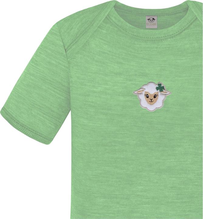 Actual product image Normani Set of 2 baby merino bodysuit short sleeves "Tauranga" - 9293 (98)