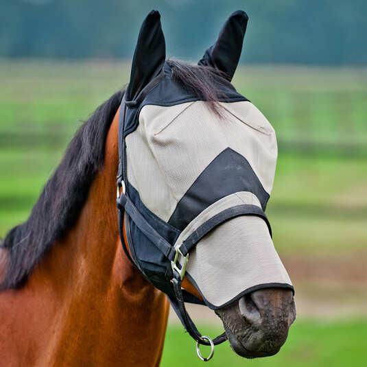 Immagine prodotto Horze Cappello da cavallo con protezione antimosche