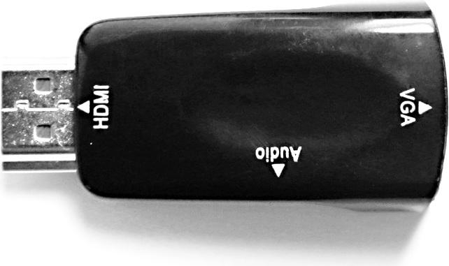 Actual product image Ekon 3.5mm Klinke| HDMI (Typ A) — VGA (HDMI)