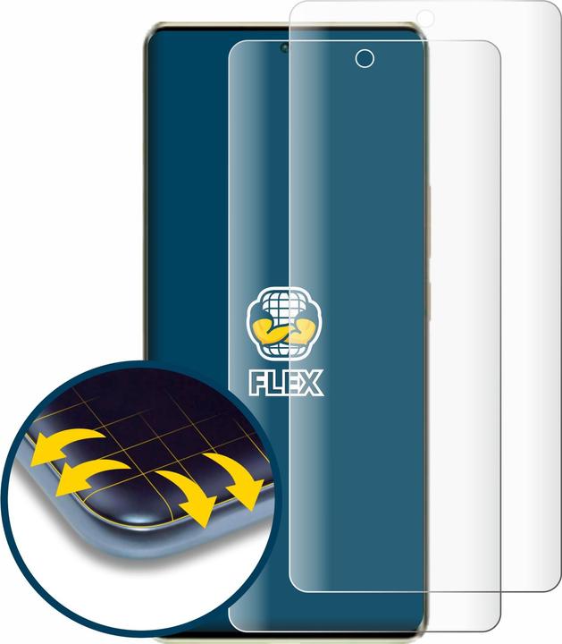 Actual product image BROTECT Fullscreen Protective Film Screen Protector Film Clear Transparent (2 Piece, Infinix Zero 30)