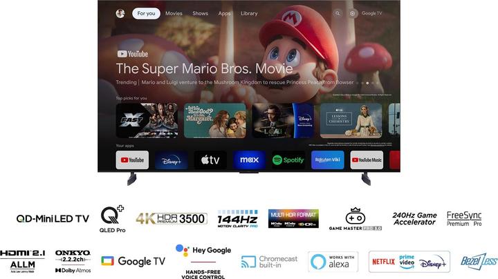 Produktbild TCL 98C855 (98", Mini-LED, 4K, 2024)