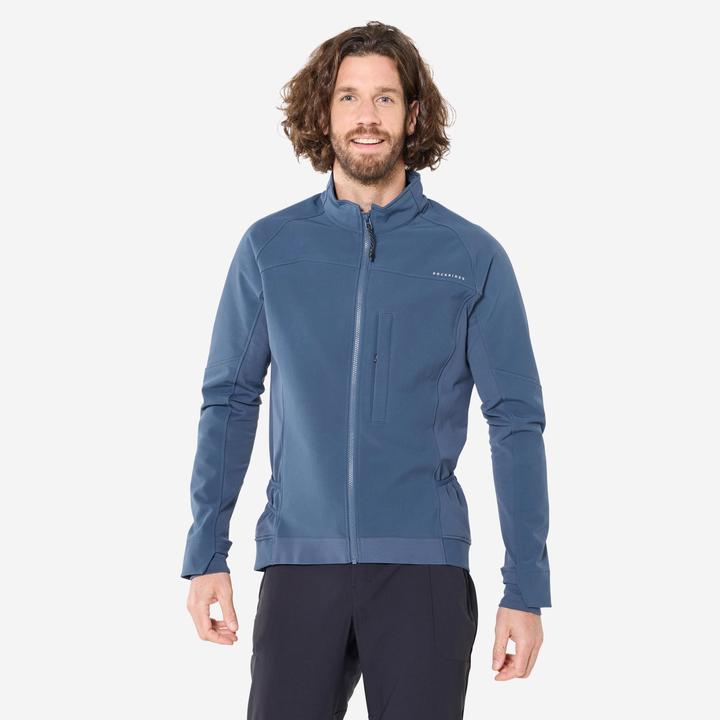 Rockrider Fahrrad Winterjacke MTB Herren blau