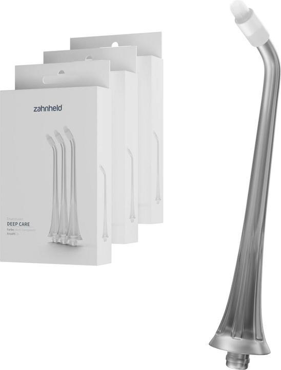 Produktbild Zahnheld Ersatzdüse Deep Care 9x Weiss (Mundduschenaufsätze)