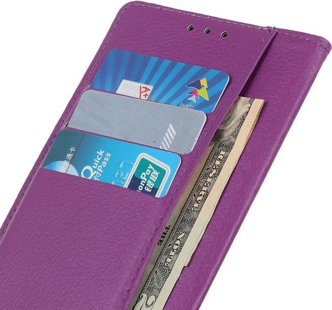 Actual product image MU Classic Litchi Leather Bookcover Series (Sony Xperia 10 VI)